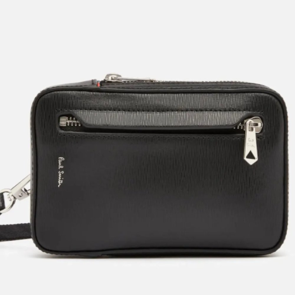 Men's Leather Neck Pouch